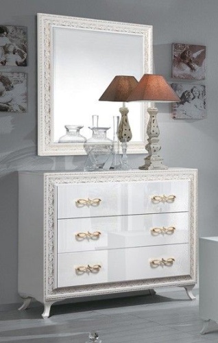 Спальня Дана белая/золото фото 6