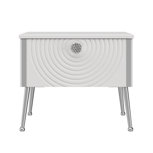 Спальная мебель “Zara” 5-ти дверная белая серебро фото 14