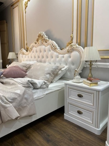 Спальня Натали 5-ств белый глянец фото 3