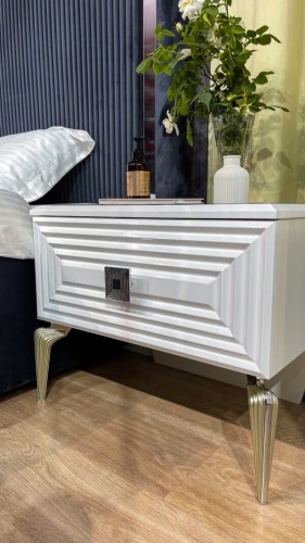 Спальная мебель “Алия” серебро 6-ти дверная фото 10