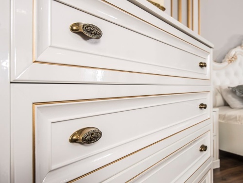 Спальня Натали 6-ств белый глянец фото 8