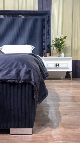 Спальная мебель “Алия” серебро 6-ти дверная фото 9