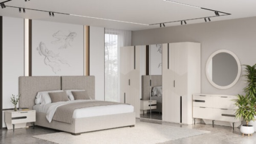 Спальная мебель “Эстель” графит