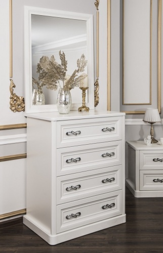 Спальня Мишель 5-ств белый матовый фото 8