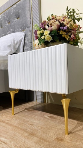 Спальная мебель “Самира” серо-белая фото 7