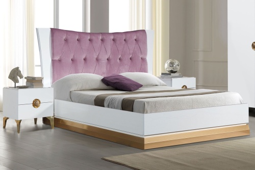 Спальня Теона 4К белый глянец фото 3