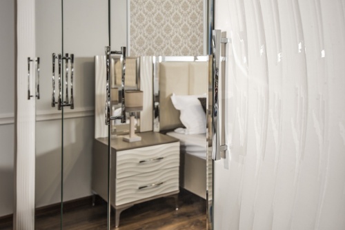 Спальня Гравита 5-ств белый глянец фото 8