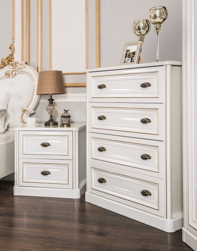 Спальня Натали 5-ств белый глянец фото 7