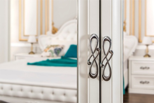 Спальня Мишель 5-ств белый матовый фото 3