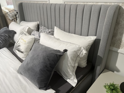 Спальня Стелла 4-ств светло серый камень фото 9