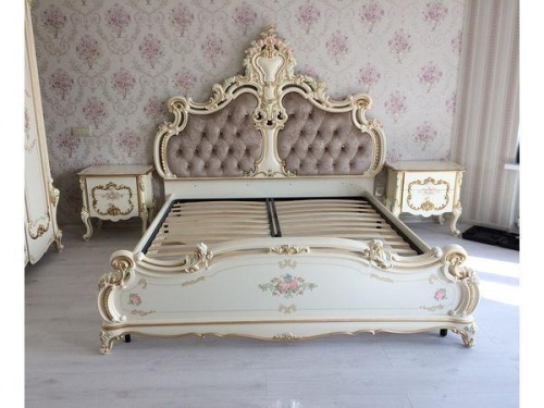 Спальня Шейх с 4 дверным шкафом (слоновая кость) фото 5