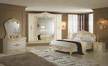 Спальня с 6-дверным шкафом Диана (крем)