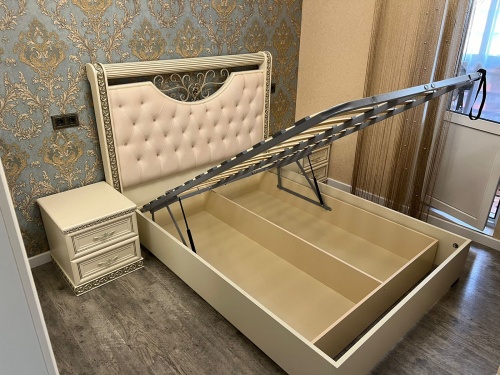 Бельевой ящик в подъемным механизмом 140x200, 160x200, 180x200 фото 8