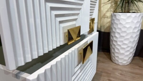 Спальная мебель “Алия” золото 6-ти дверная фото 29