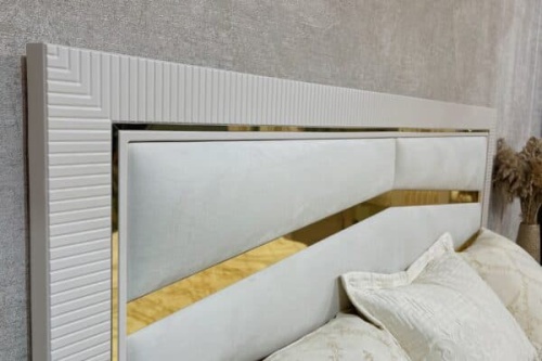 Спальная мебель “Альмира” сатин золото 6-ти дверная фото 3