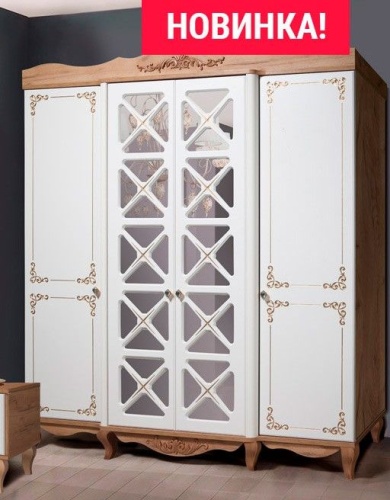 Спальня Нелли 4.1 (каркас "белый") фото 3