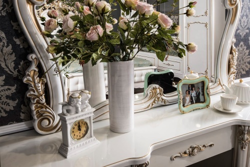 Спальня Флоренция 5-ств белый перламутр глянец фото 10