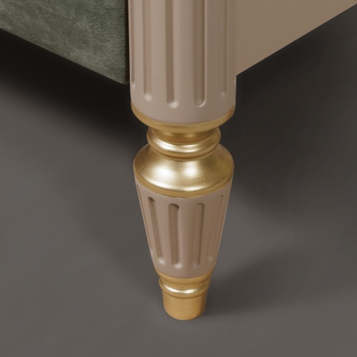 Спальный гарнитур Патриция беж/зеленая обивка фото 13