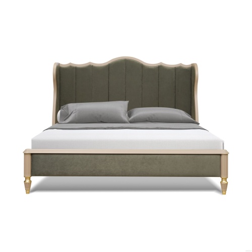 Спальный гарнитур Патриция беж/зеленая обивка фото 3