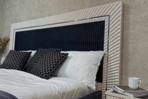 Спальная мебель “Измир” серебро 6-ти дверная фото 2