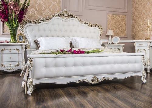Кровать Анна Мария 180х200 см белый матовый фото 4