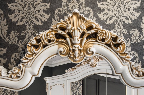 Спальня Флоренция 5-ств белый перламутр глянец фото 9