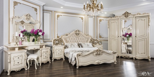 Кровать Джоконда 160х200 см крем глянец фото 5