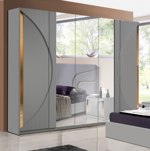 Спальня Каталея серая фото 7