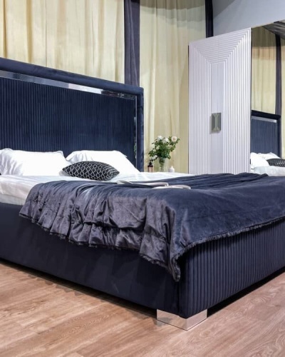 Спальная мебель “Алия” серебро 6-ти дверная фото 16