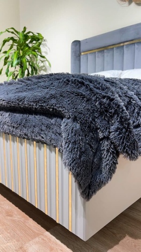 Спальная мебель “Сидея” серая фото 9