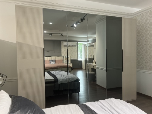 Спальня Стелла 6-ств светло серый камень фото 13