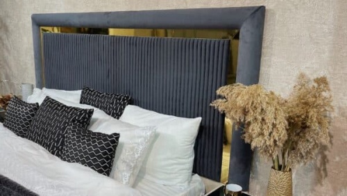 Спальная мебель “Алия” золото 6-ти дверная фото 9