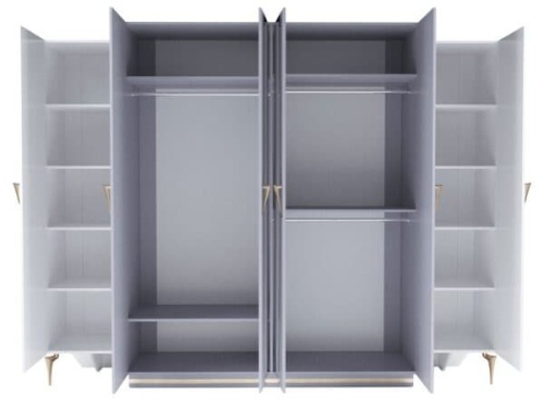 Спальная мебель “Самира” серо-белая фото 12