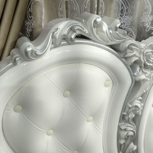 Спальня Дольче Вита с комодом (белый с серебром) фото 11