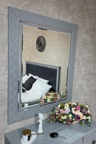 Спальная мебель “Лаура” серая серебро фото 6