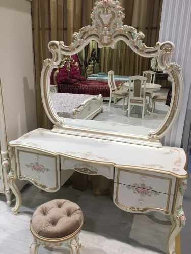 Спальня Шейх с 6-дверным шкафом (слоновая кость) фото 11