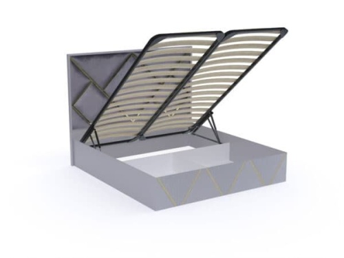 Спальная мебель “Ализе” серая серебро фото 8