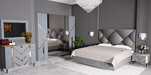 Спальня Алекса 5.1К серая