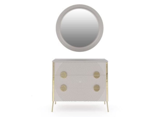 Спальная мебель “Zara” 5-ти дверная сатин золото фото 8