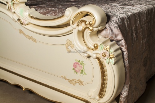 Спальня Шейх с 4 дверным шкафом (слоновая кость) фото 7