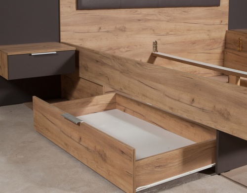 Спальня Терра шоколад / дуб крафт фото 6