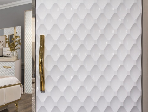 Спальня Лара 5-ств белый глянец фото 5