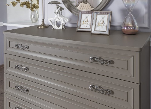 Спальня Мишель Лайт 5-ств серый камень фото 10