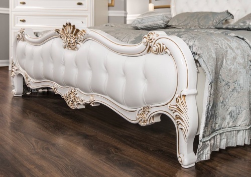 Спальня Натали 4-ств белый глянец фото 4