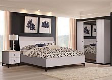 Спальня Мадрид (кровать 1.6 м.; шкаф 4-х дв.; туалетный столик) кашемир