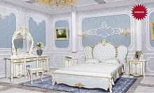Спальня Дольче Вита с комодом (слоновая кость с золотом)