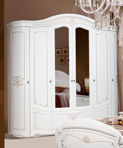 Спальня Луиза 6 "крем" Форест Деко Групп фото 13