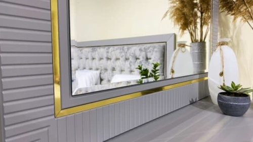 Спальная мебель “Самира” серо-белая фото 8