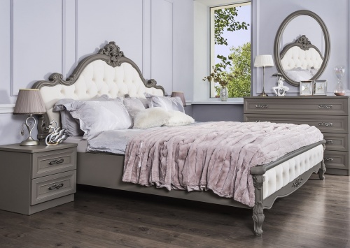 Спальня Мишель Лайт 5-ств серый камень фото 2