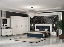 Спальная мебель “Измир” серебро 6-ти дверная